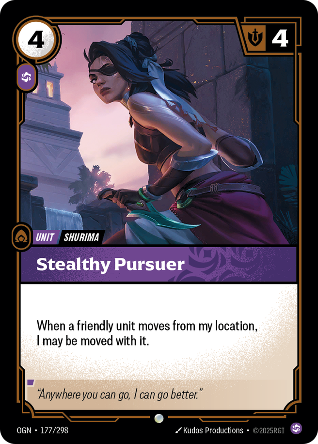 Stealthy Pursuer, carte Origins